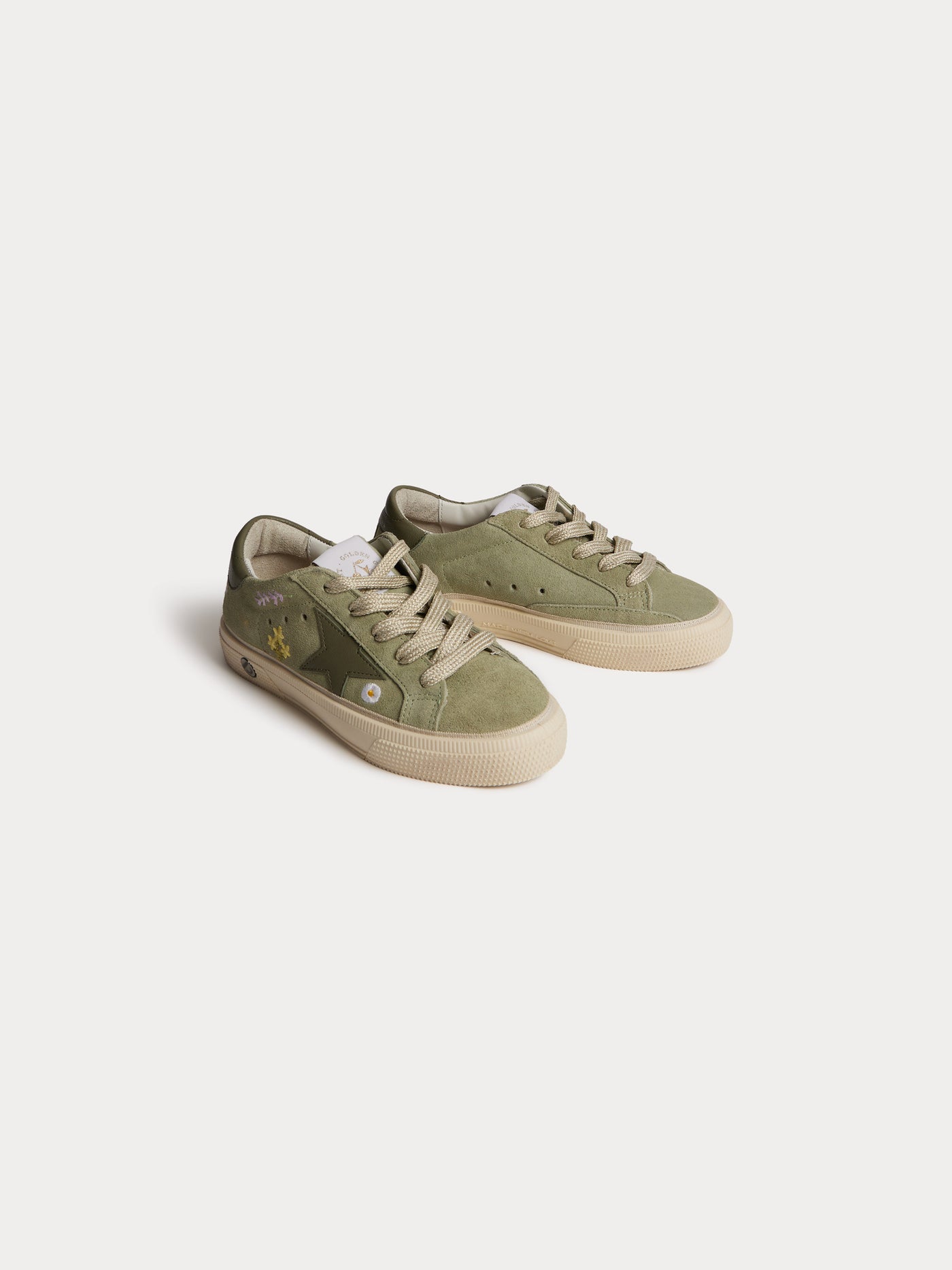 Bonpoint x Golden Goose baby's Golstar green-grey sneakers