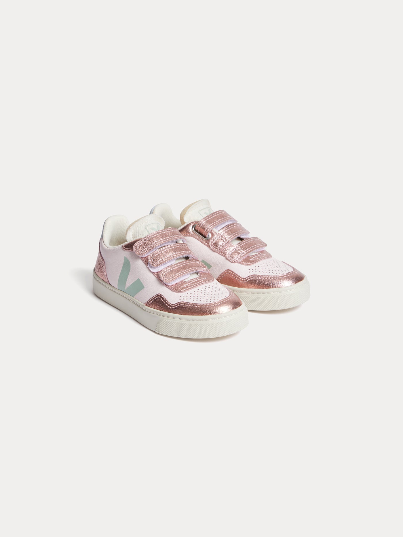 Bonpoint x Veja pink Baby V90 Sneakers