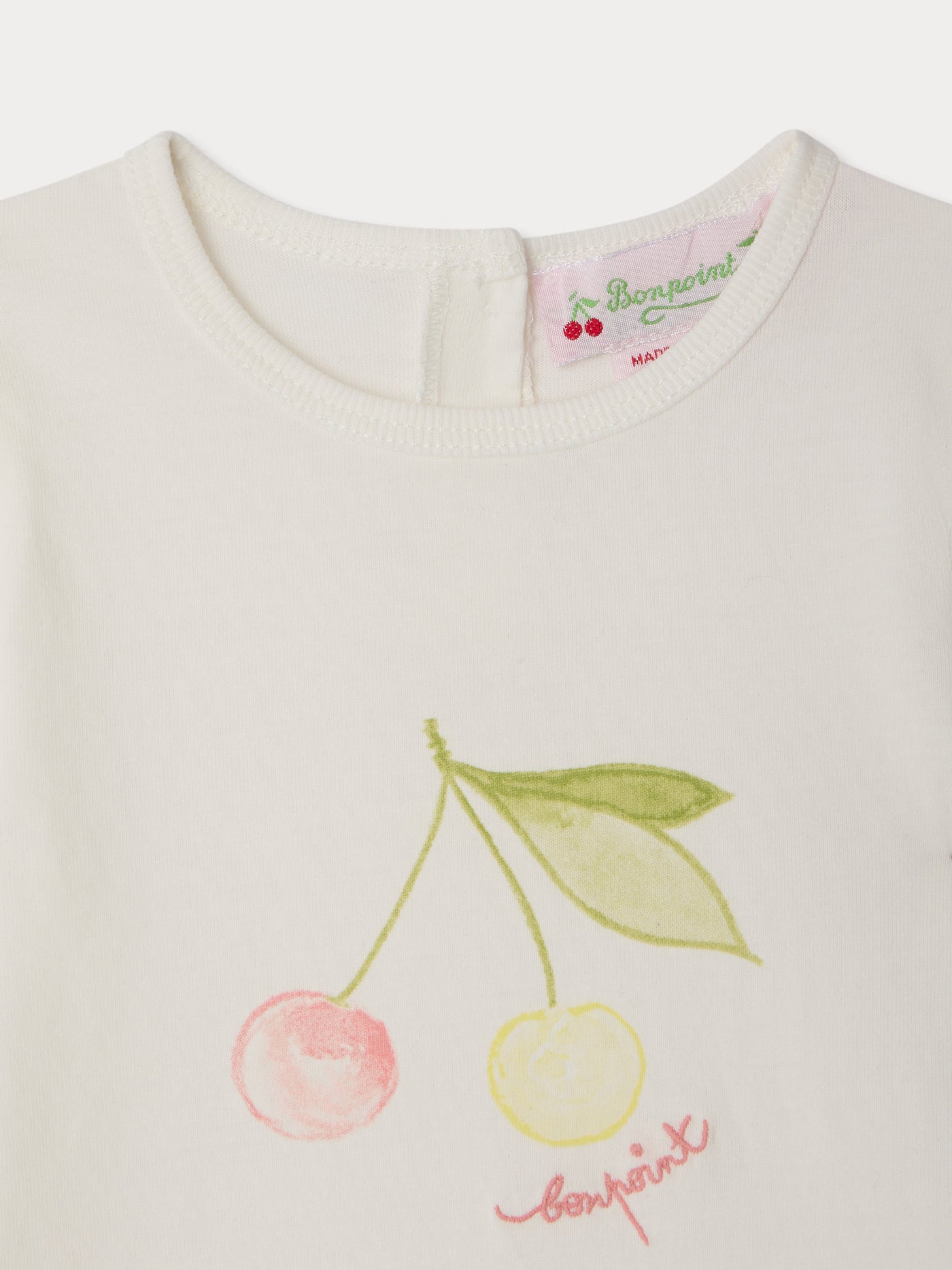 Cira printed and embroidered t-shirt in organic cotton