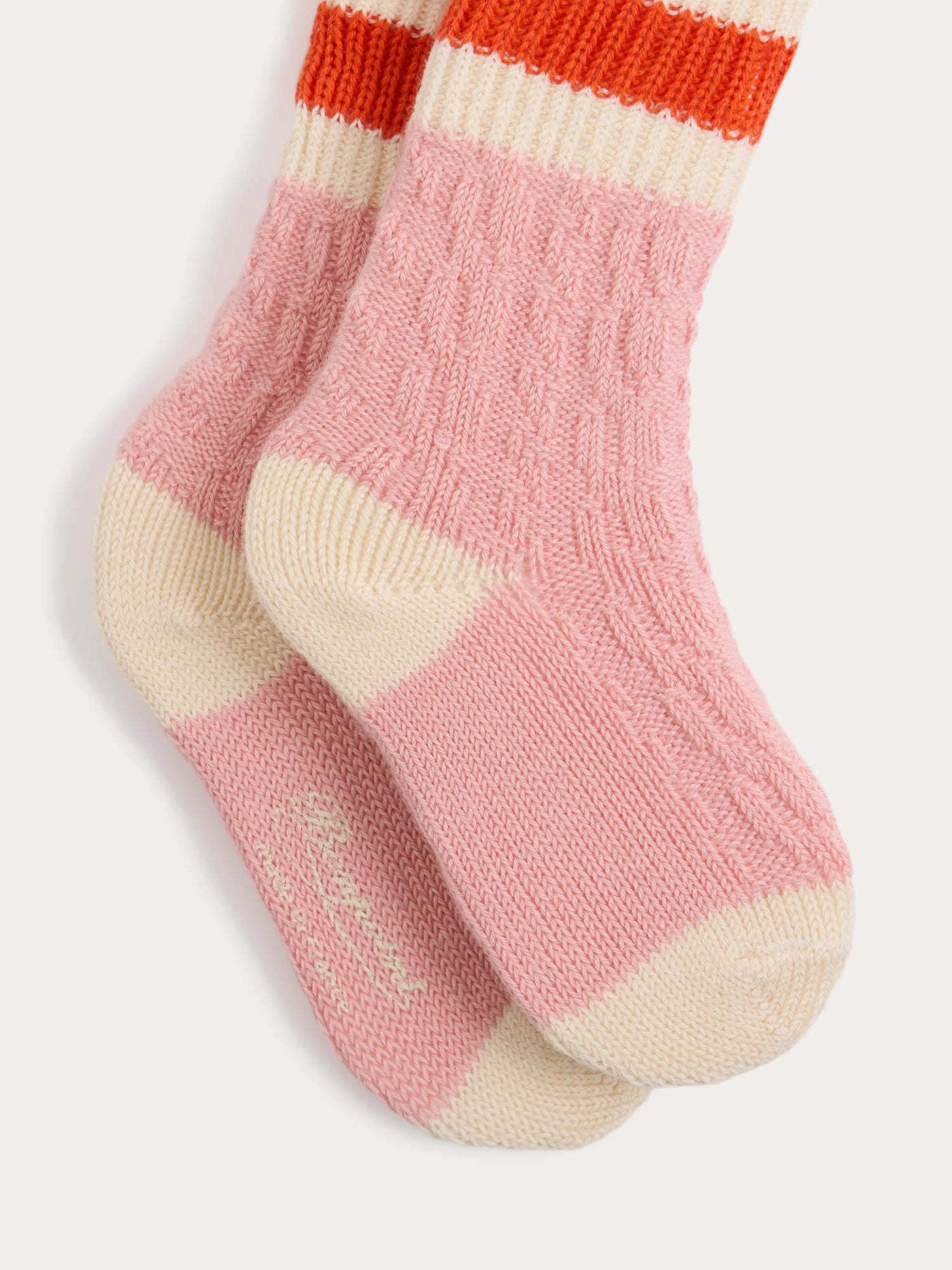 Jawilson twisted socks in organic cotton