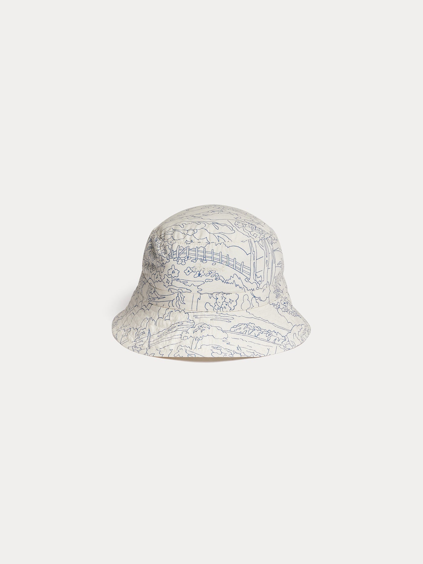 Bob Piob blue print in Liberty fabric in organic cotton