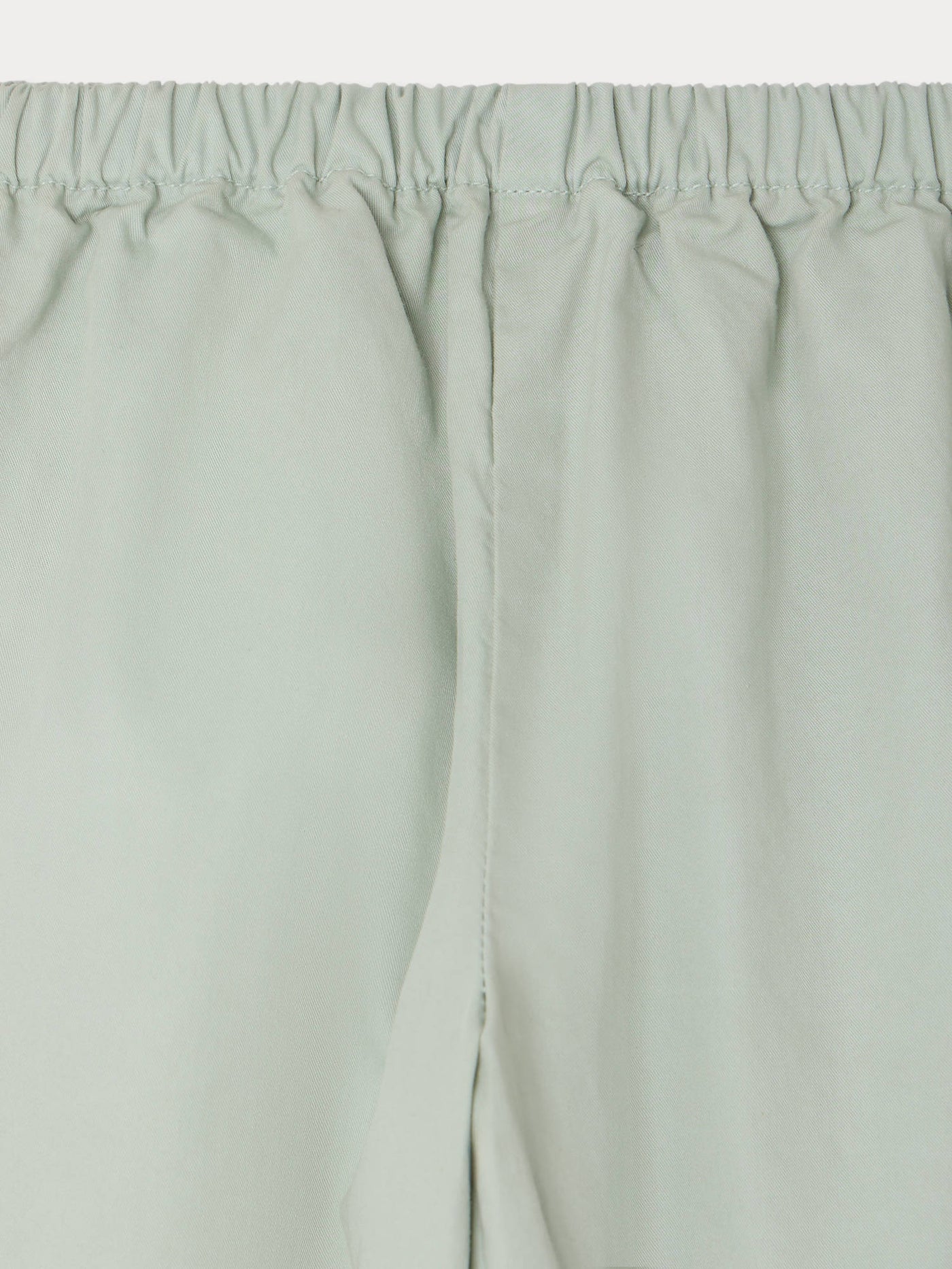 Dandy celadon green trousers in organic cotton