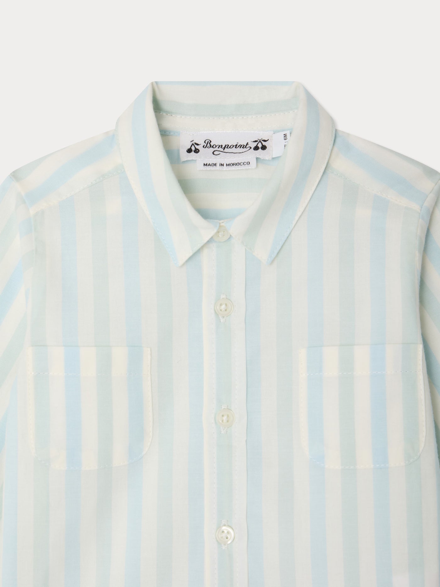 Lawson striped shirt in organic cotton poplin