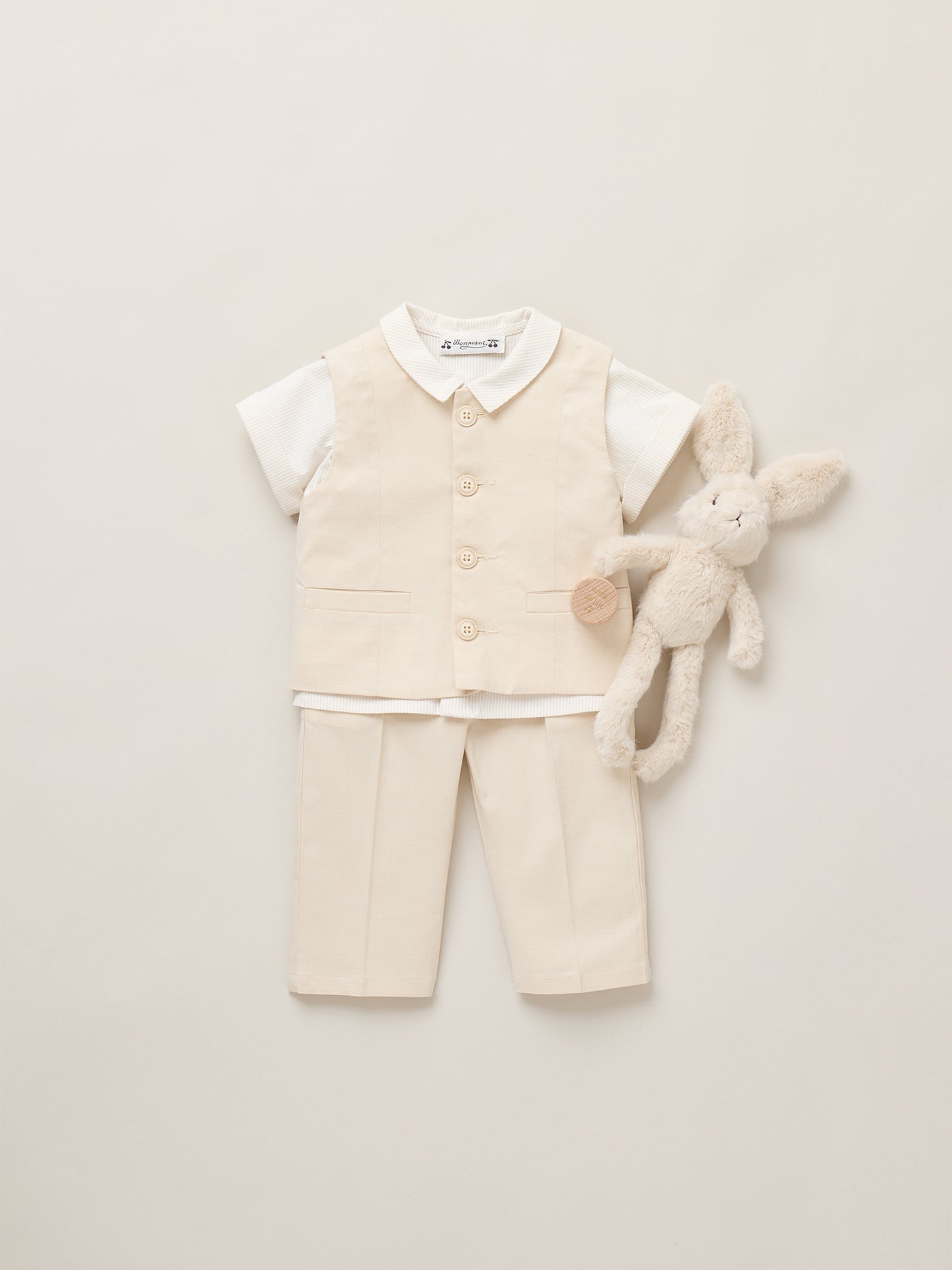 Nicolas shirt in organic seersucker cotton