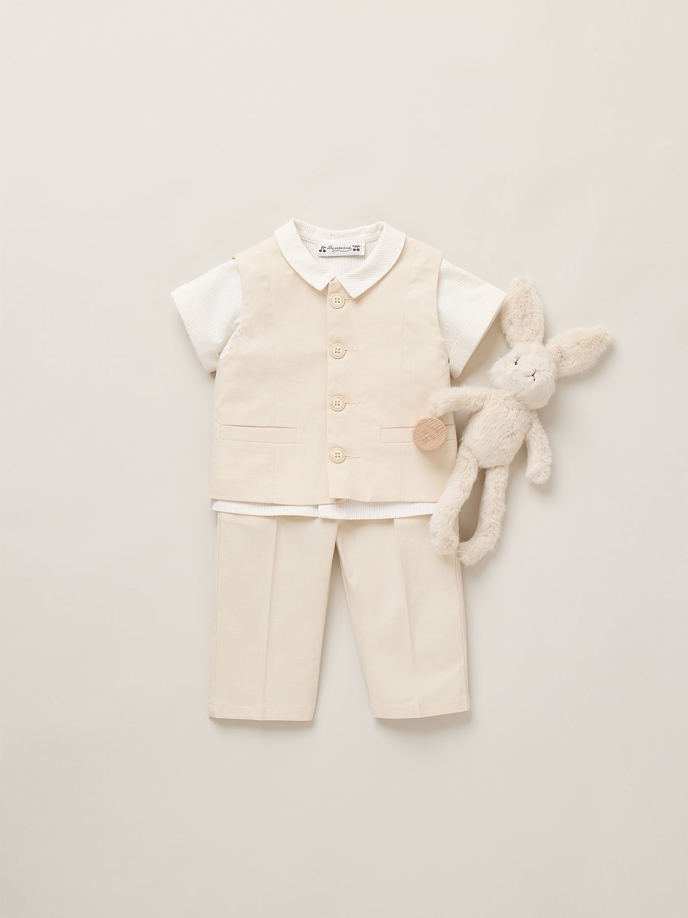 Nicolas shirt in organic seersucker cotton