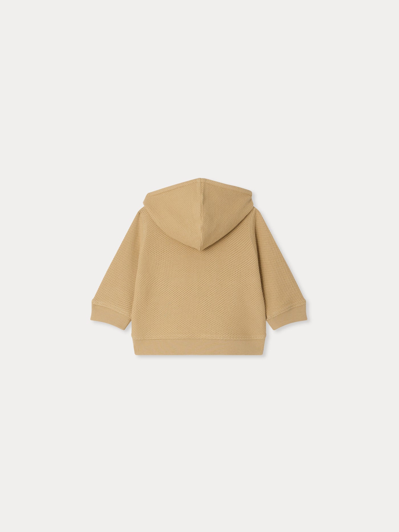 Tibou embroidered car hoodie in organic cotton