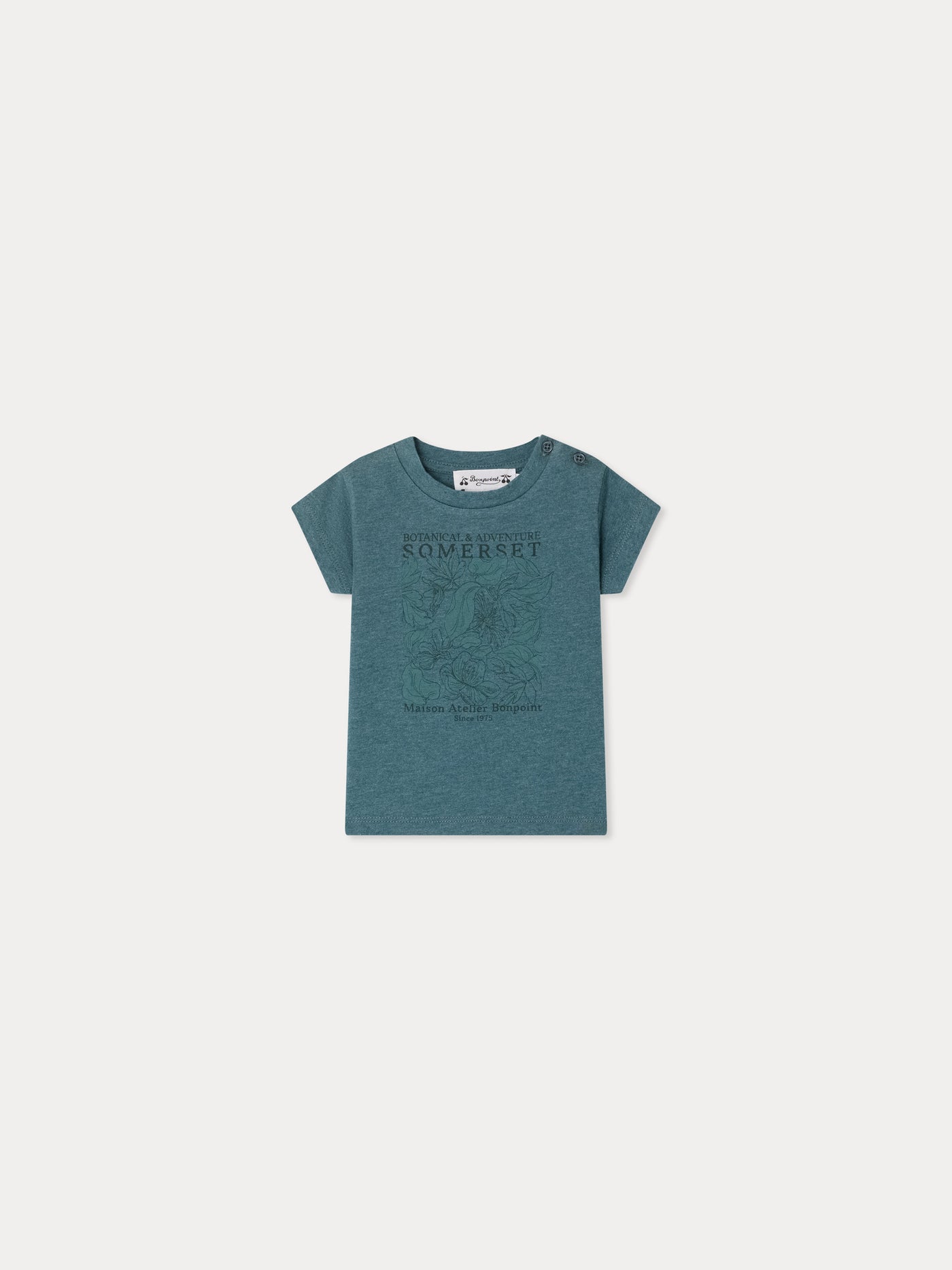 Tom Somerset print t-shirt in organic cotton
