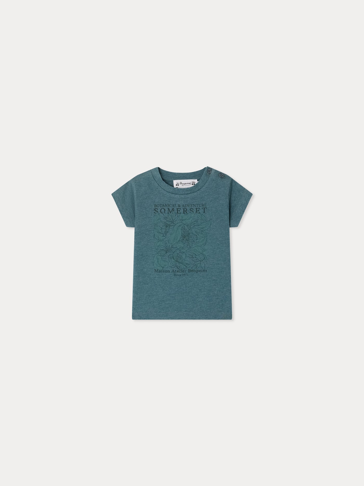 Tom Somerset print t-shirt in organic cotton