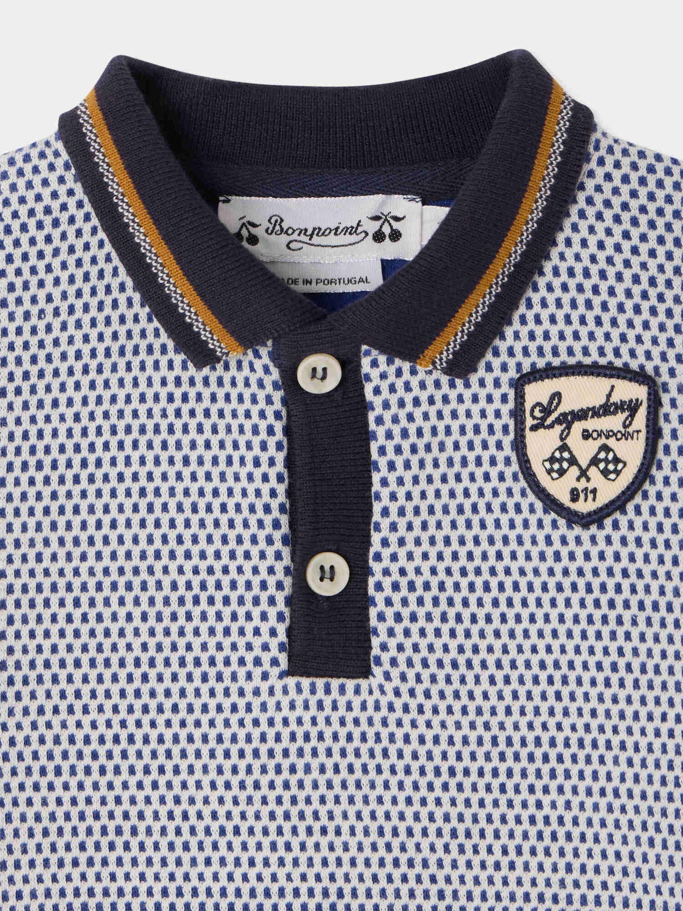 Bonpoint x Porsche Finn polo shirt in organic cotton
