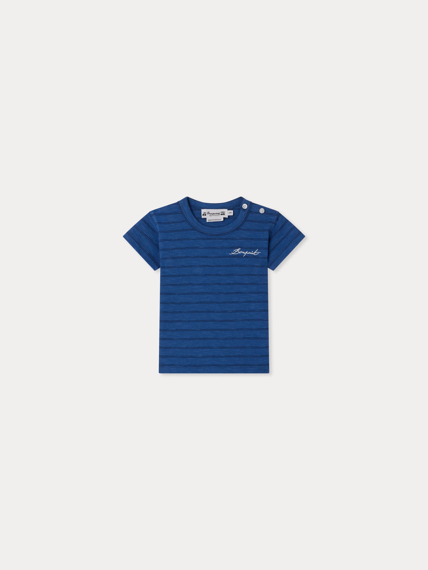 Tom T-shirt in deep blue organic cotton