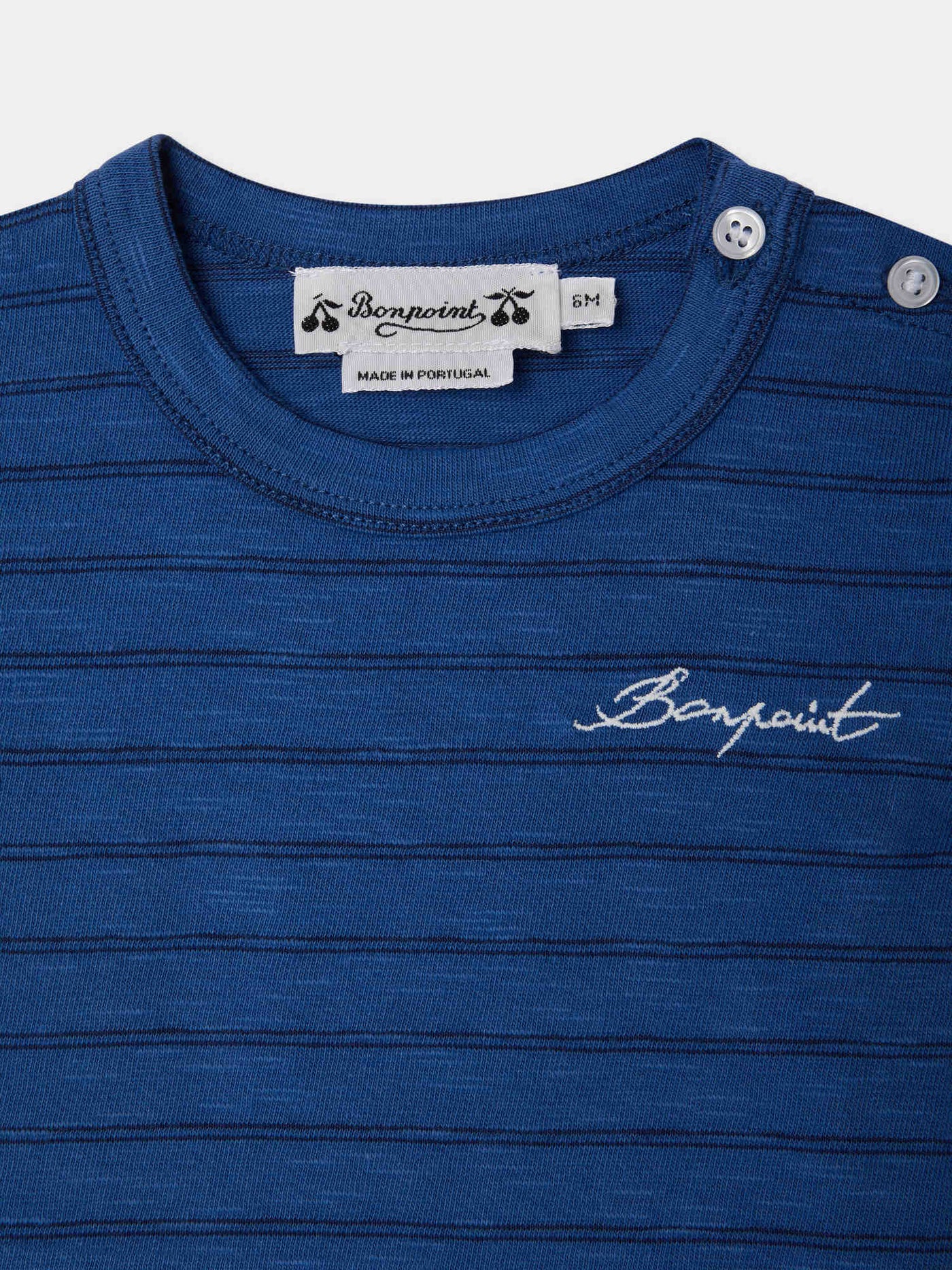 Tom T-shirt in deep blue organic cotton