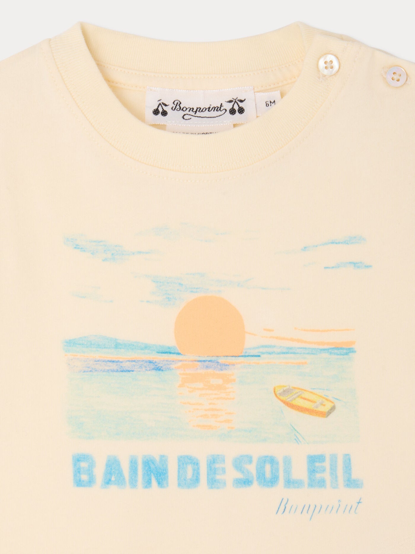 Tom T-shirt with sunbathing print in organic cotton