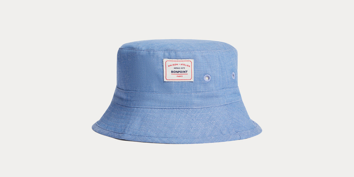 Blue organic cotton bob piob • Bonpoint