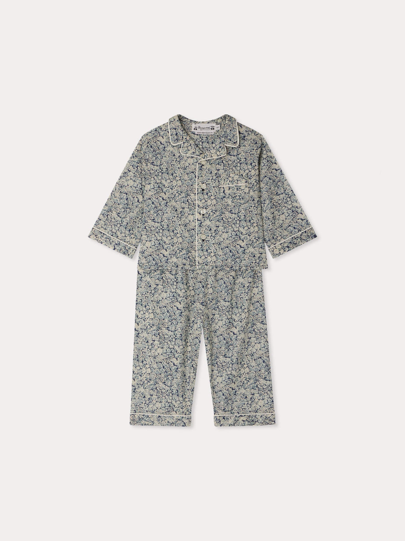 Badinerie shirt pyjamas in Liberty organic cotton fabric