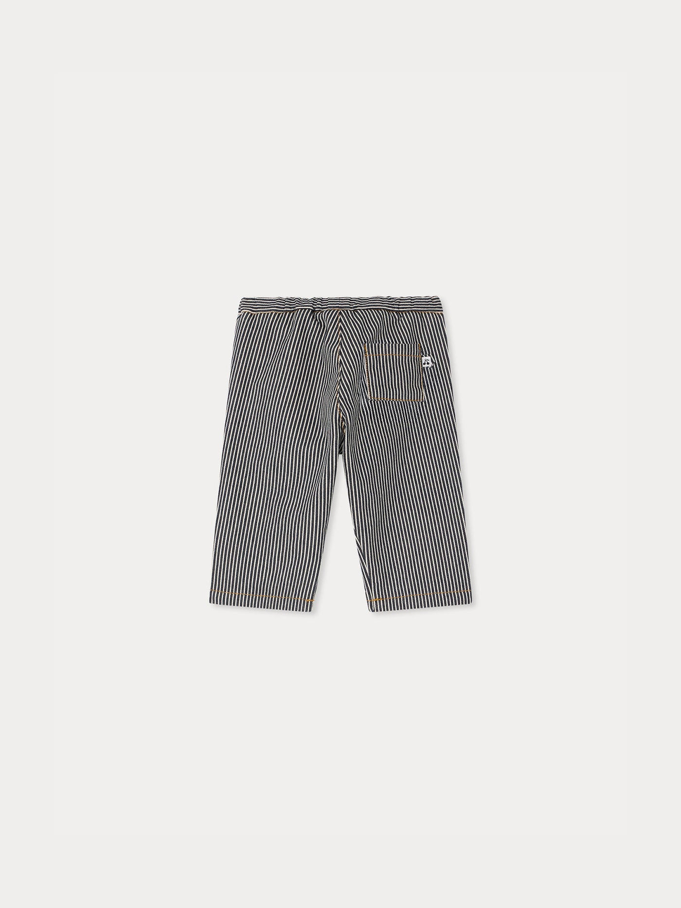 Bandy striped denim trousers in organic cotton