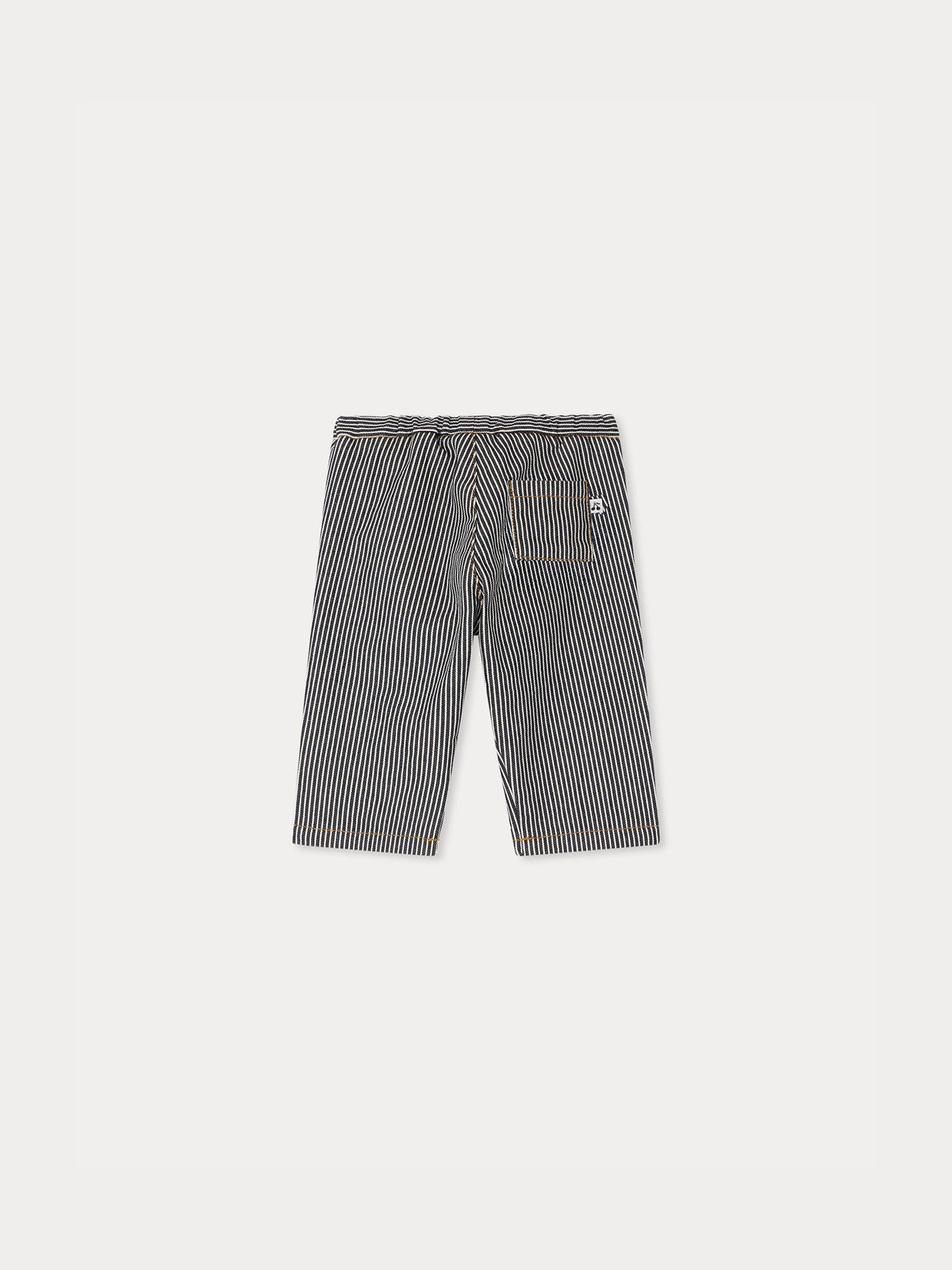 Bandy striped denim trousers in organic cotton