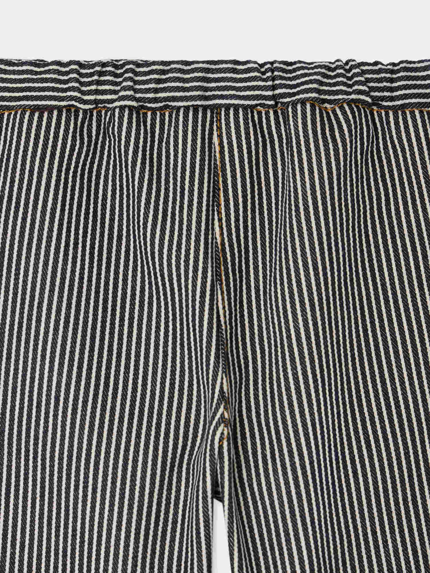 Bandy striped denim trousers in organic cotton