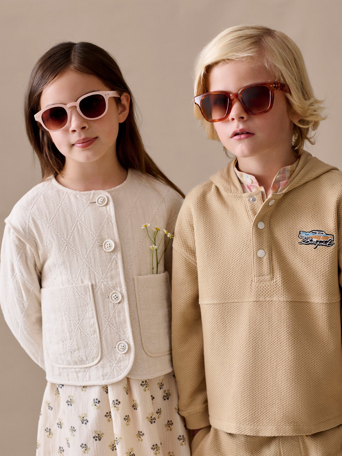 Bonpoint x Izipizi sunglasses 7–11 years powder pink