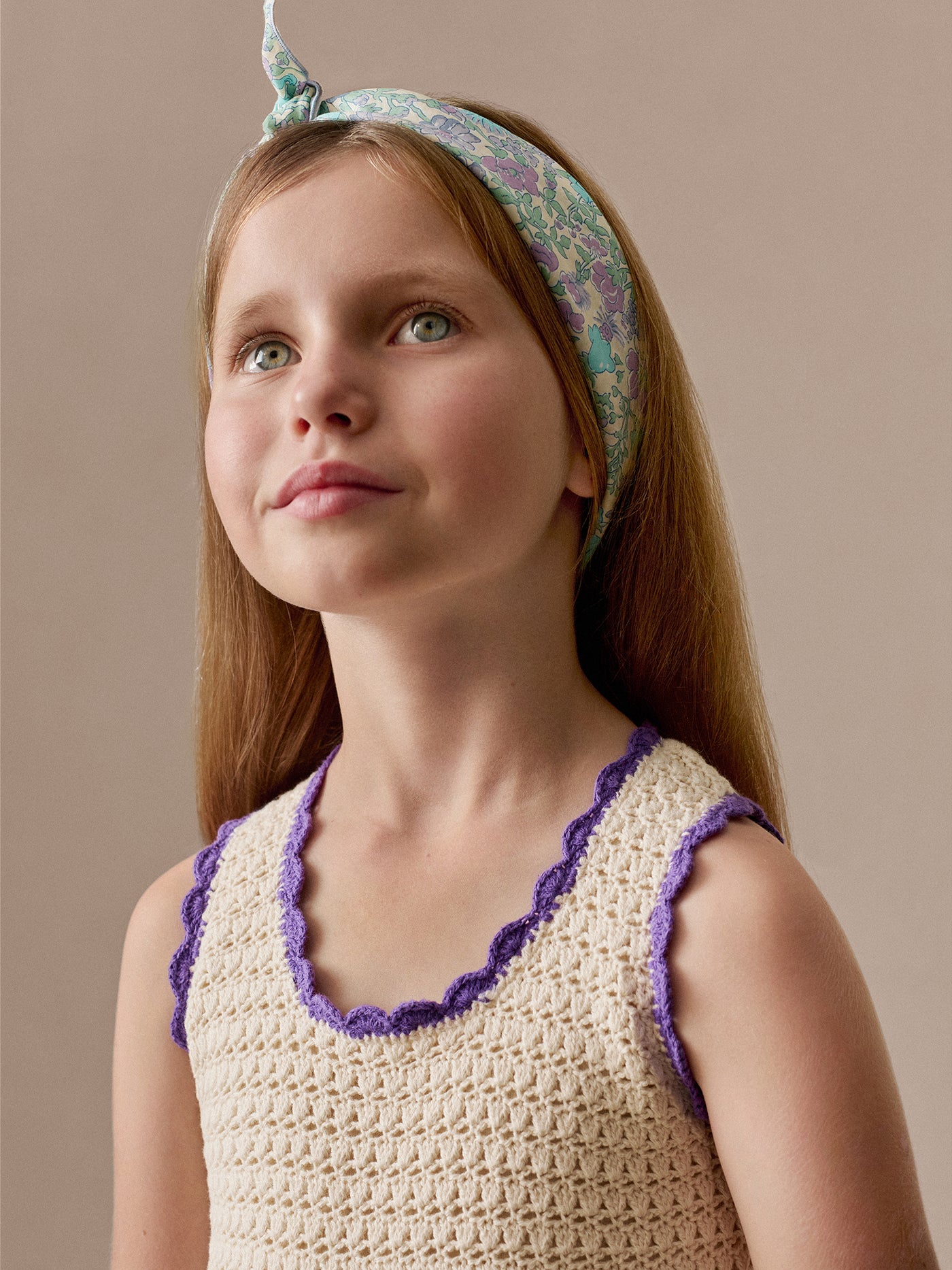 Cayati scarf in Liberty fabric in organic cotton