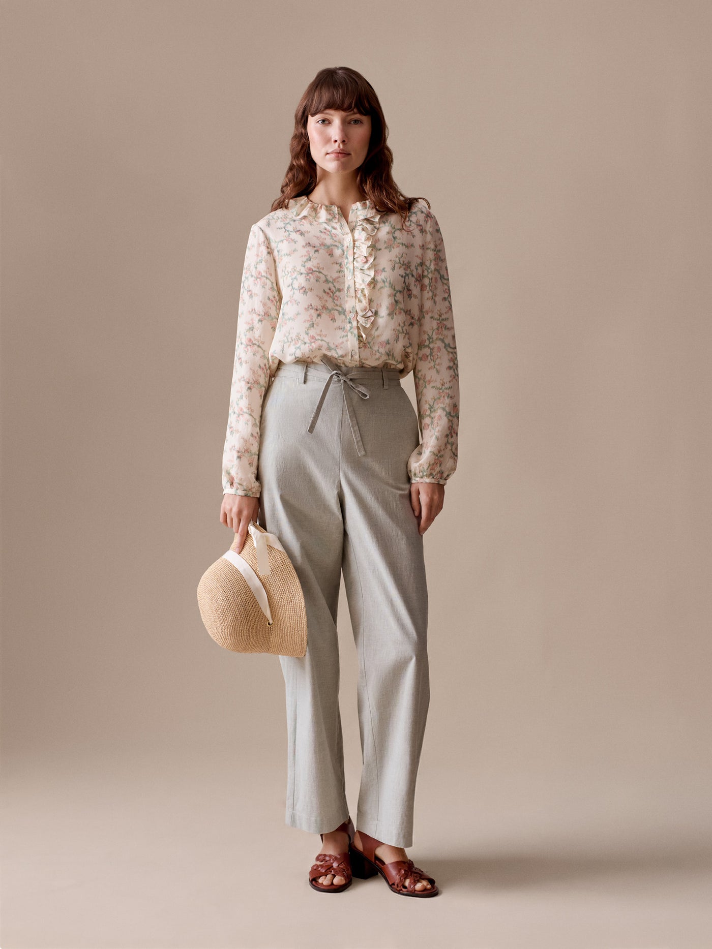 Lilianna straight-leg trousers