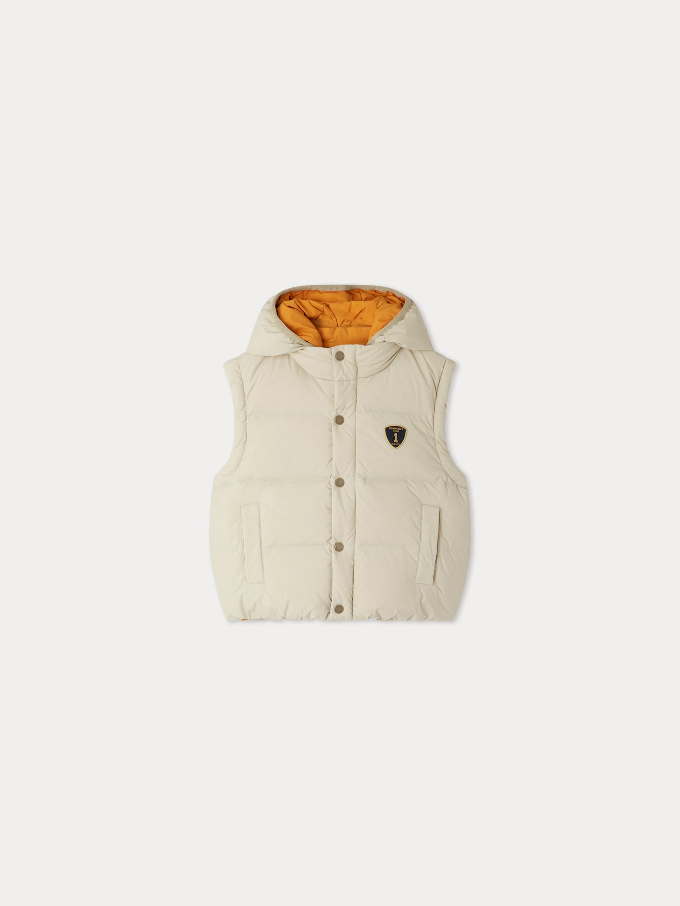 Gorky sleeveless beige jacket