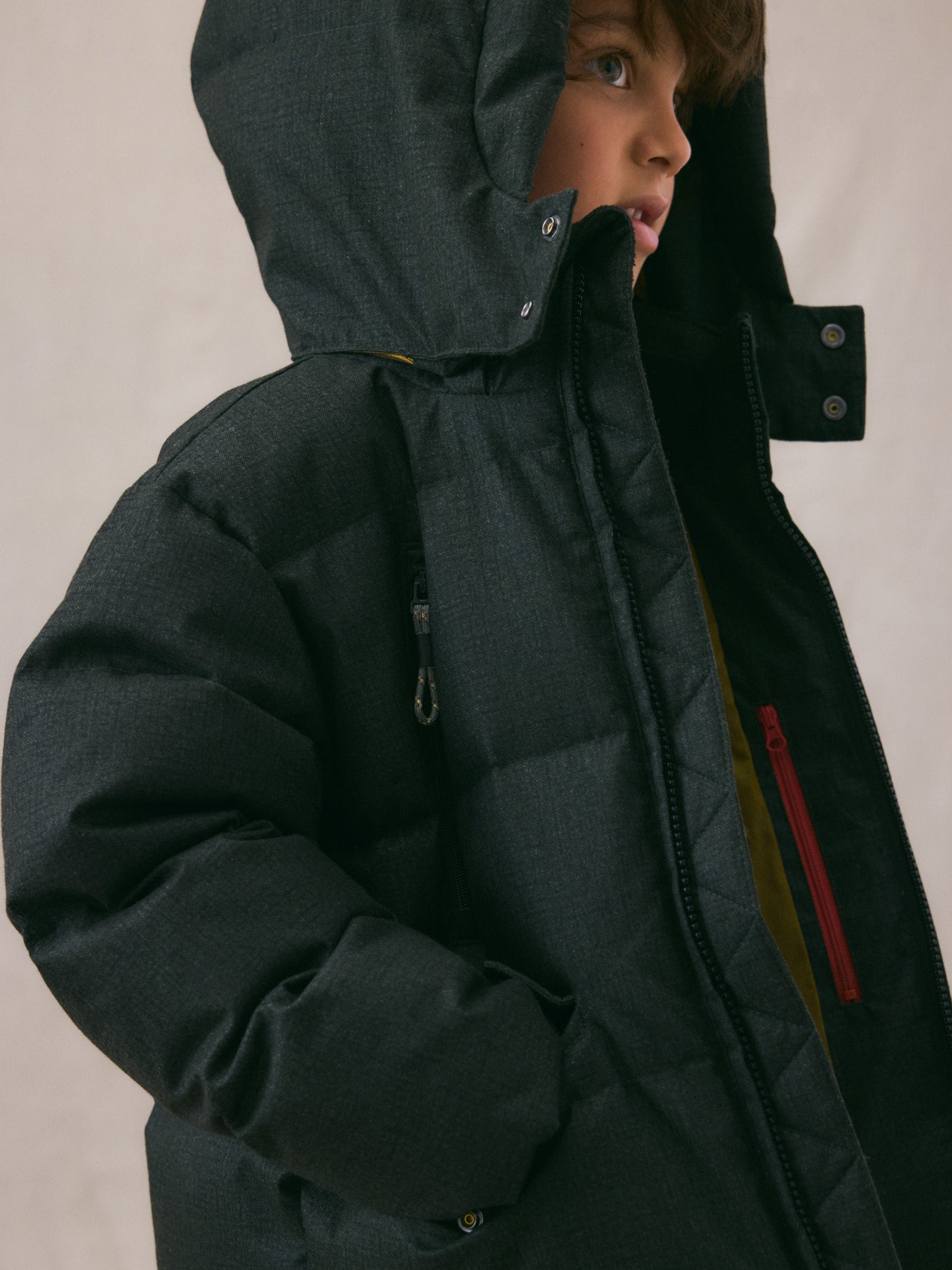 Gordon zip-up down jacket