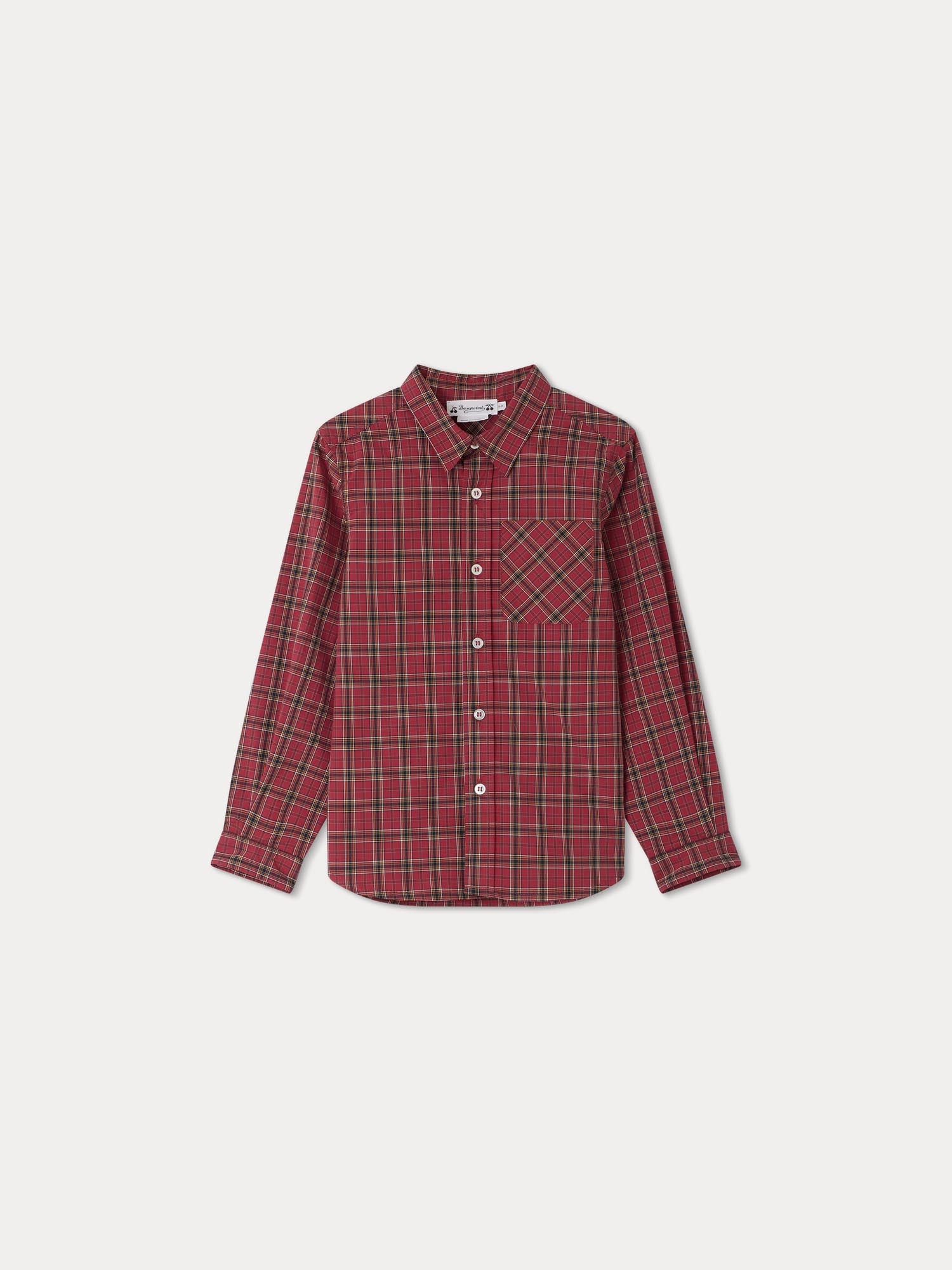 $260 bonpoint boys deals plaid Shirt 14