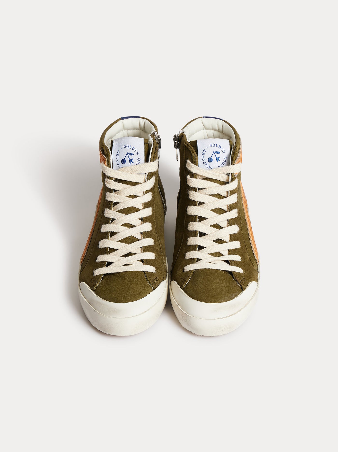 Bonpoint x Golden Goose children's khaki sneakers