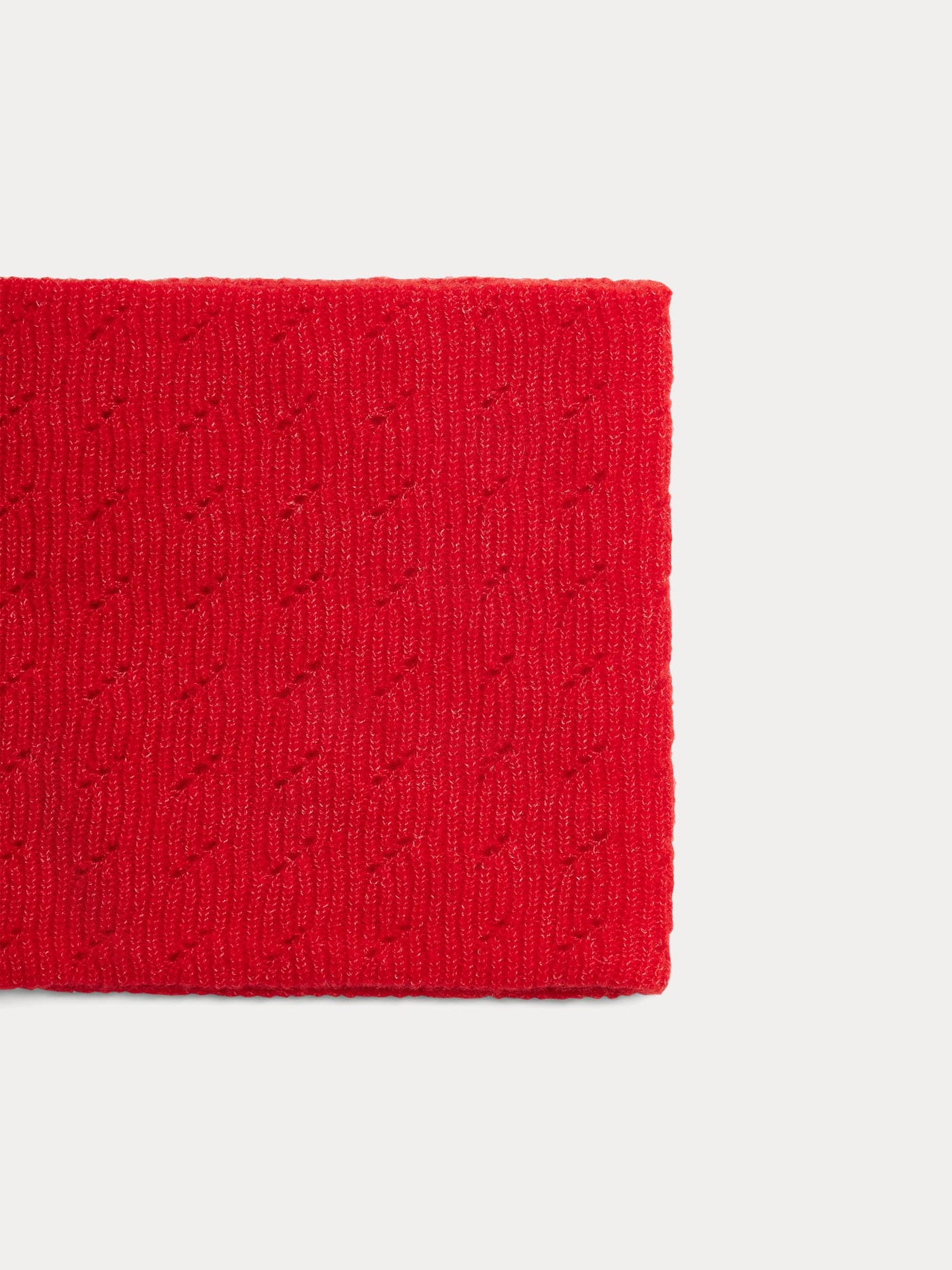 Tatodine snood in red wool