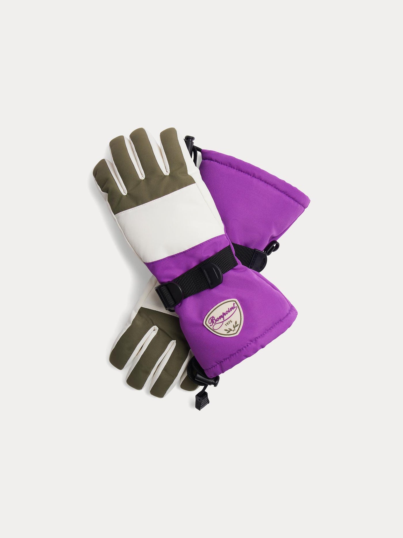 Didi purple ski gloves