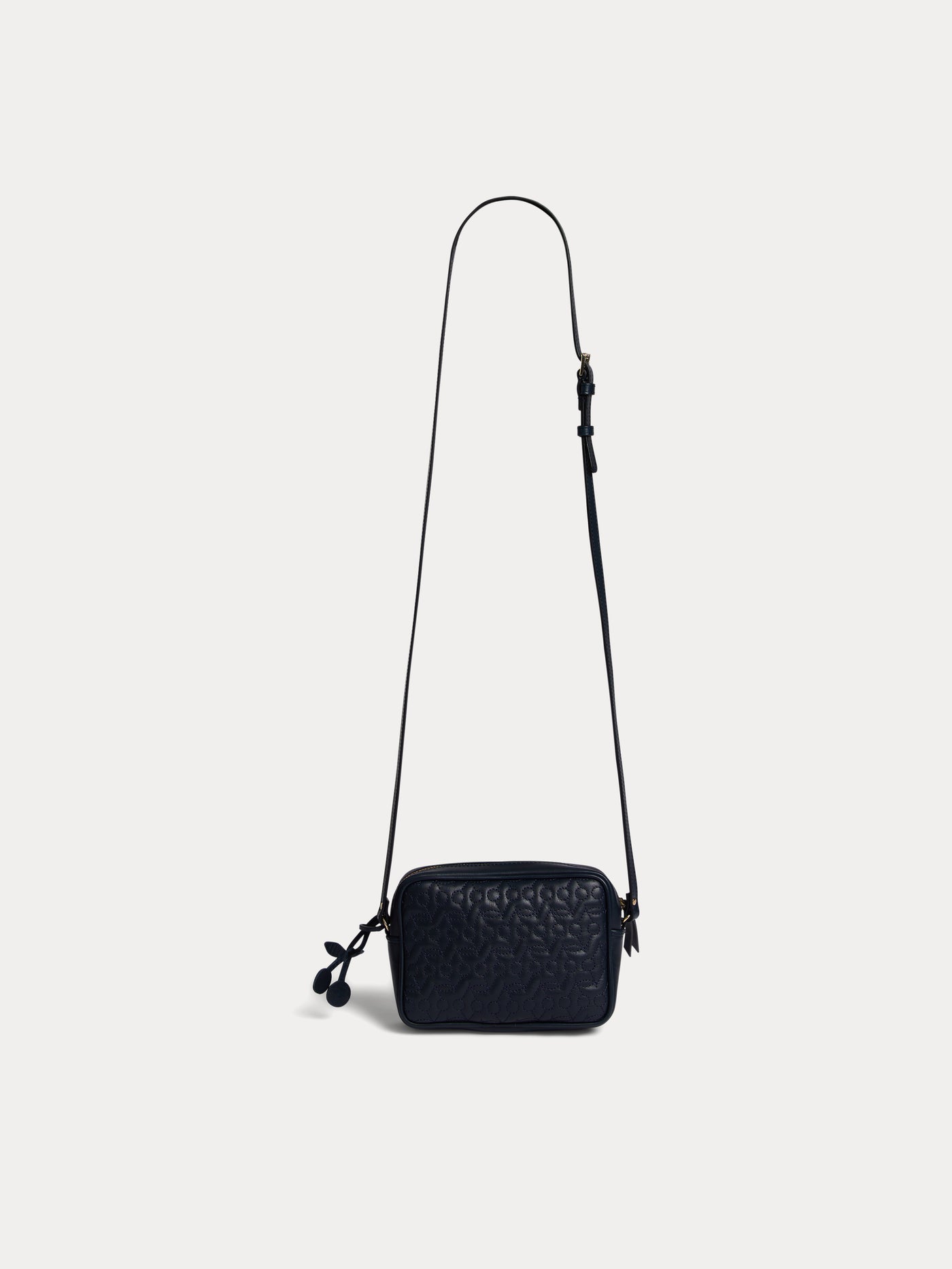 Alimos shoulder bag in dark blue leather