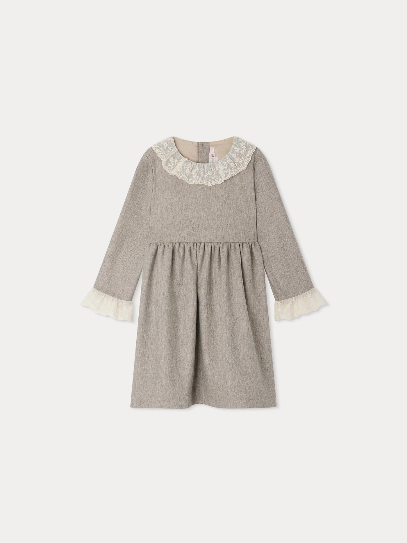 Flavie dress with embroidered collar