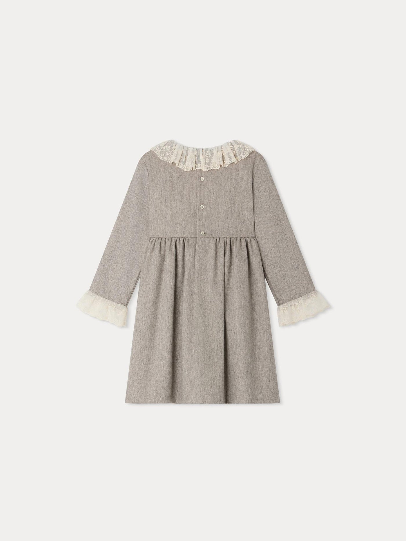 Flavie dress with embroidered collar