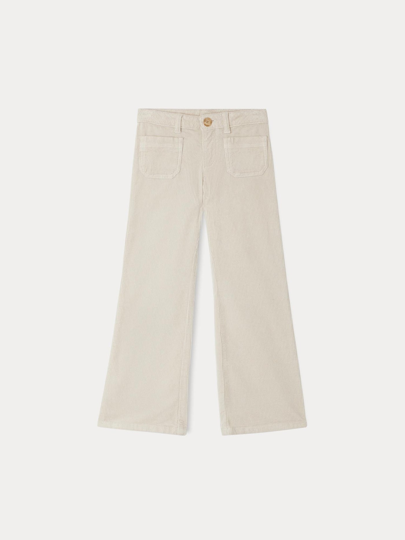 Junon pants in white corduroy