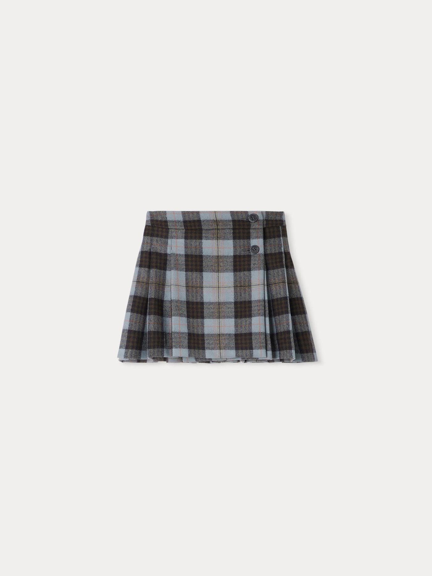 Talissa tartan wool skirt