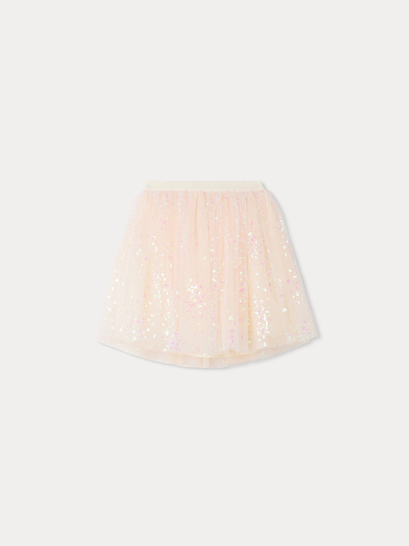 Pois sequined tulle skirt