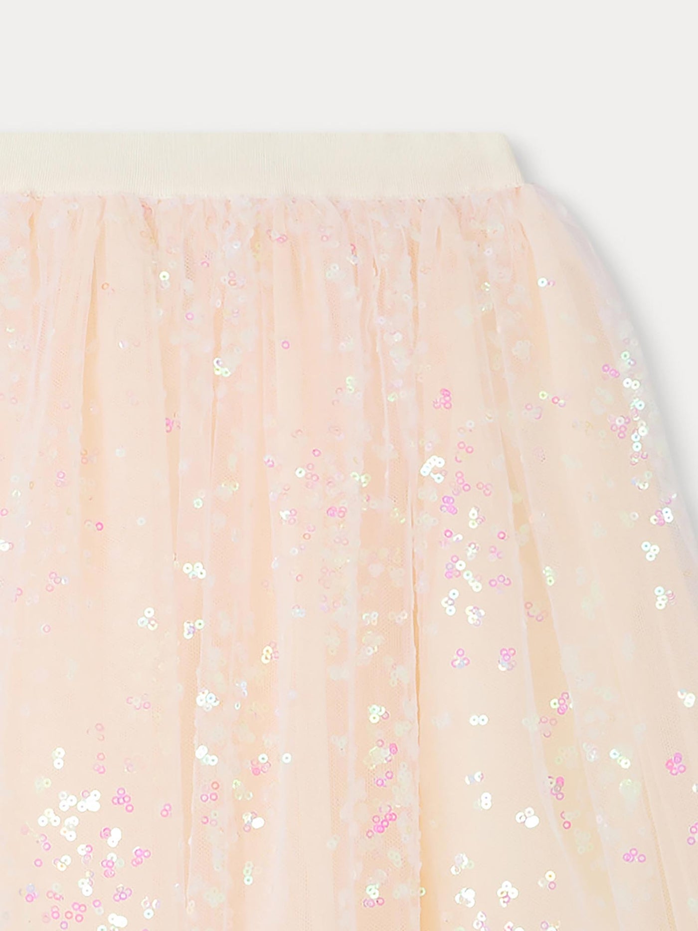 Pois sequined tulle skirt