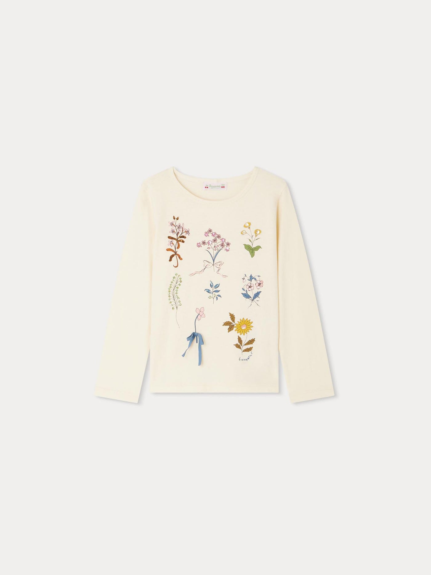 Tidjiane long-sleeved floral t-shirt