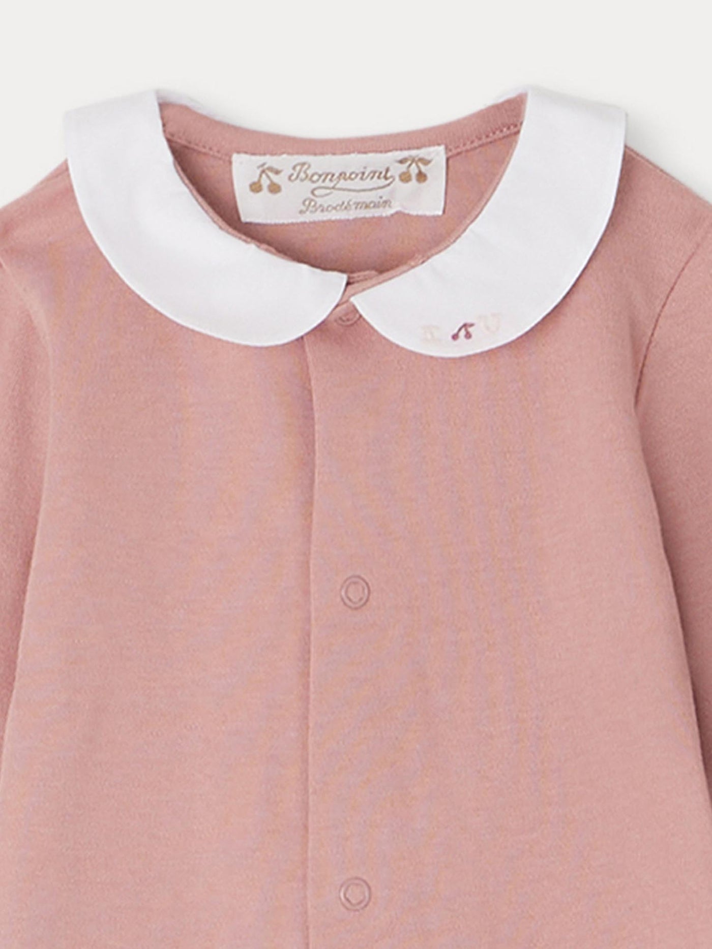 Cayla embroidered collar pajamas