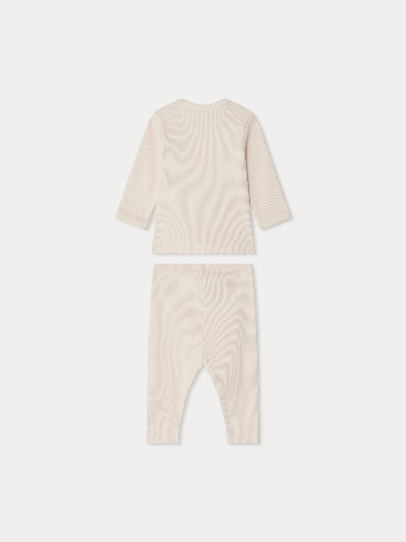 Timao light pink set with crossover style top