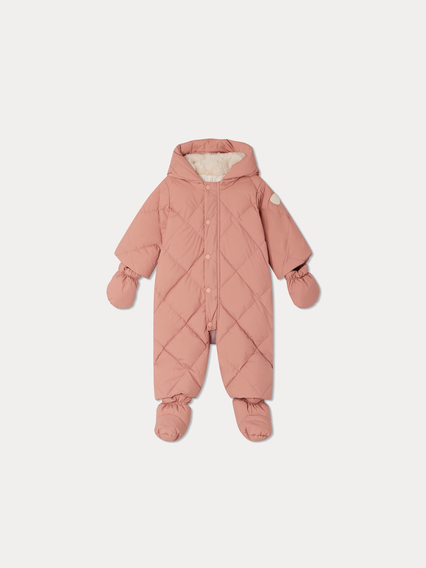 Gonsnow pink recycled fabric snowsuit