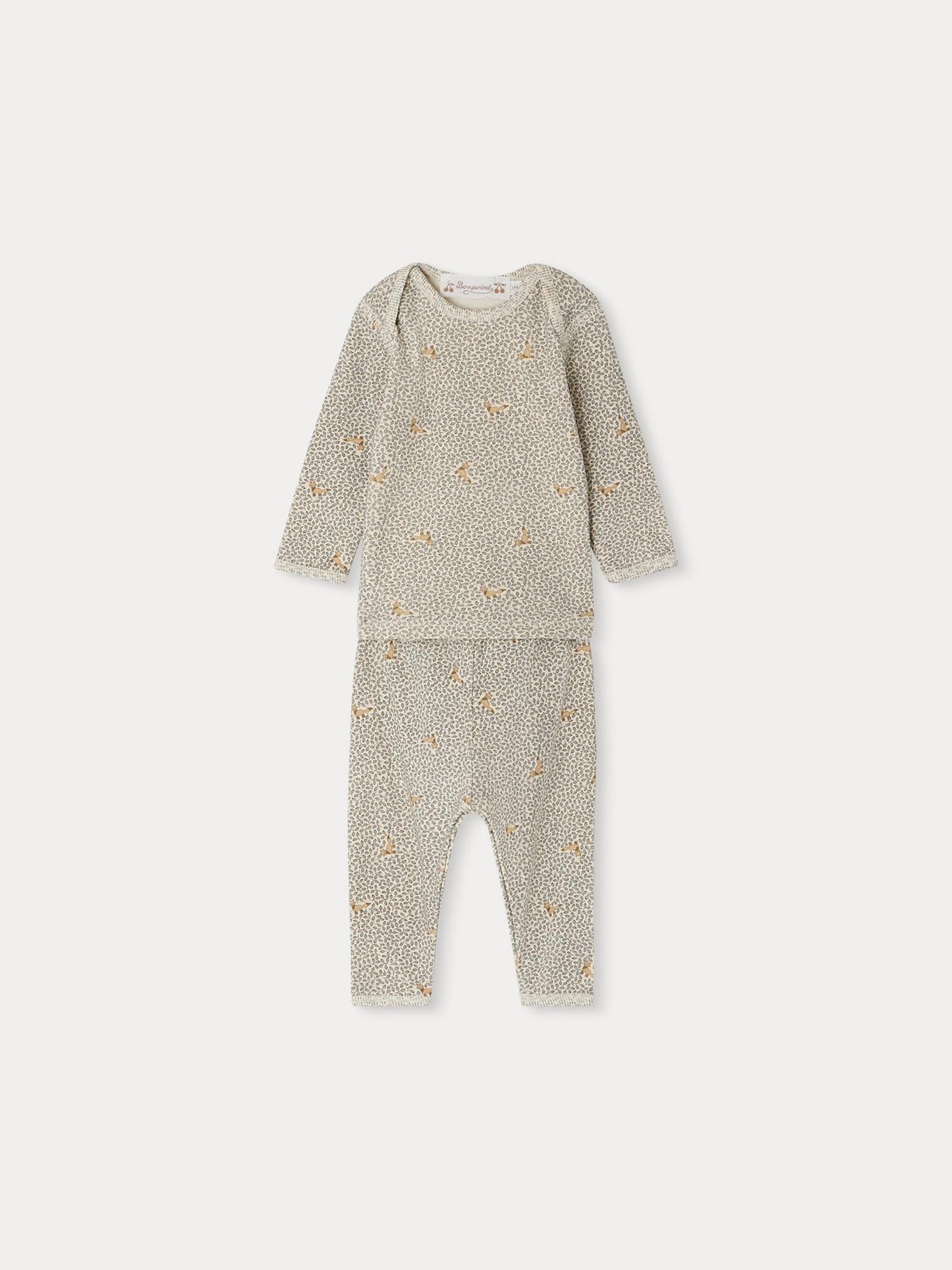 Timi light blue cotton set