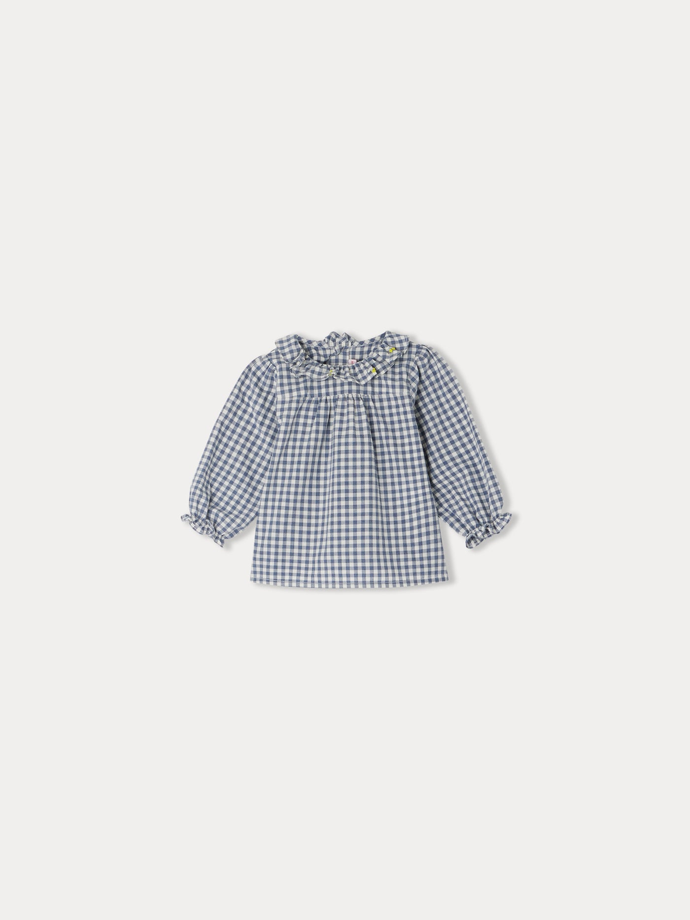 Dojoba gingham check blouse