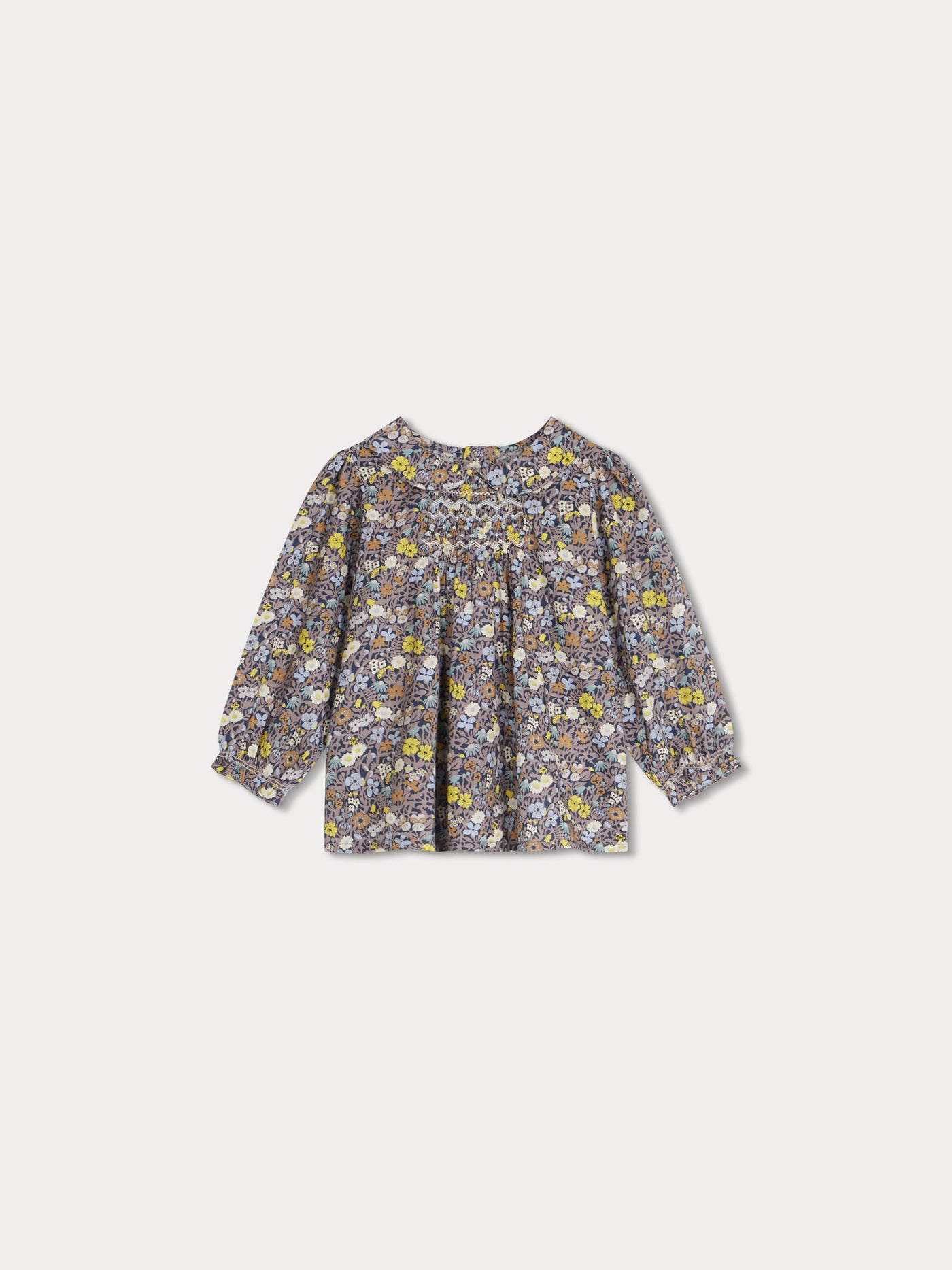 Julietti smocked blouse in Liberty fabric