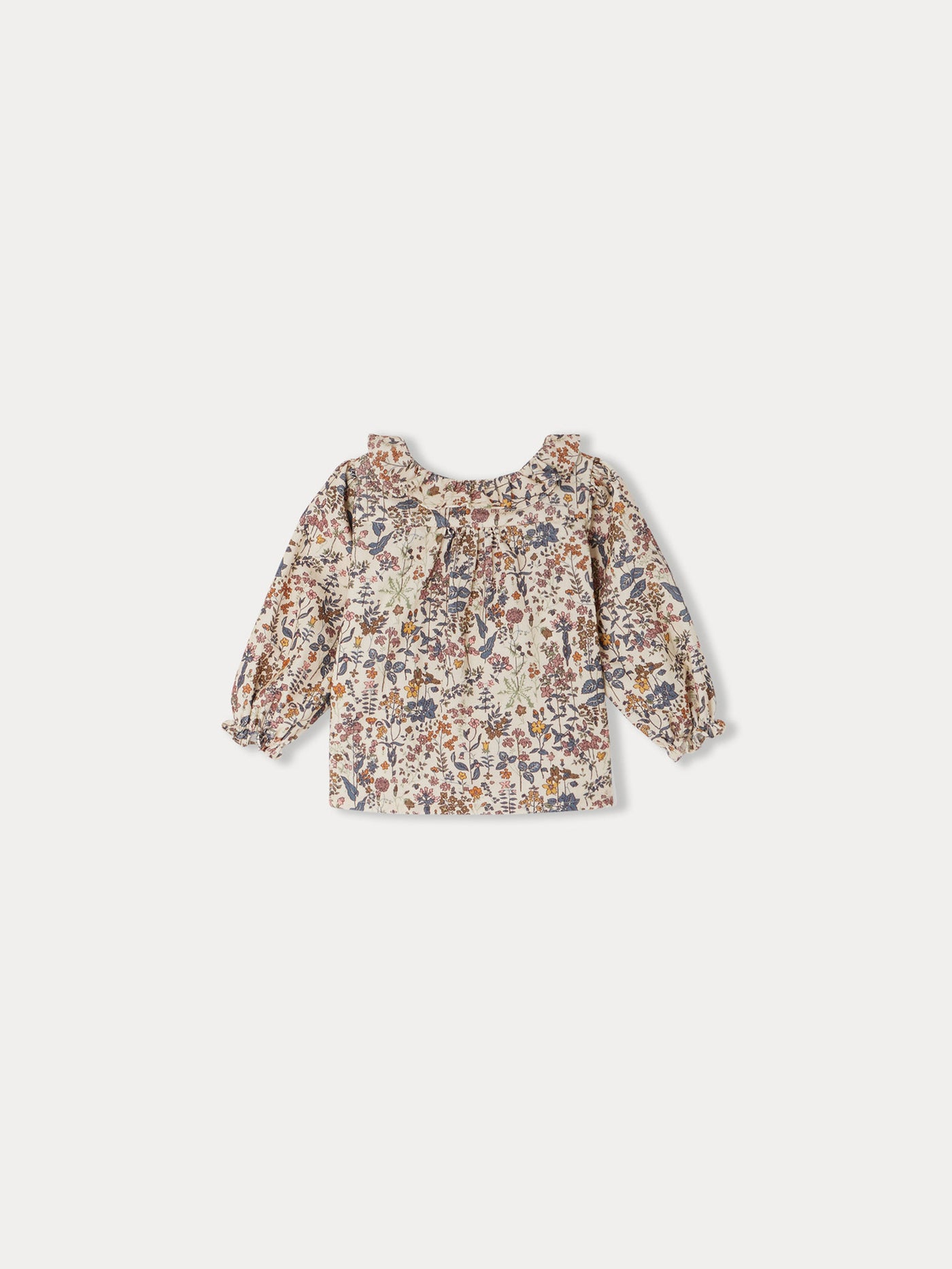 Gigi velvet Liberty fabric blouse