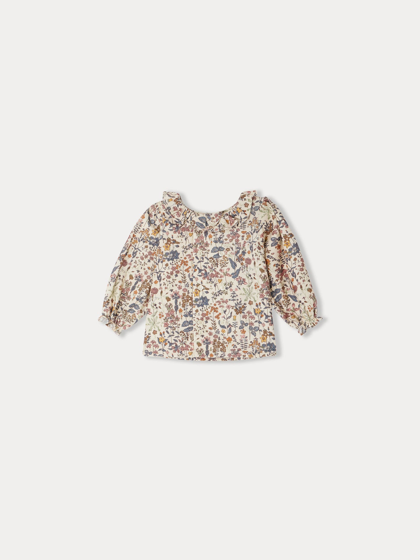 Gigi velvet Liberty fabric blouse