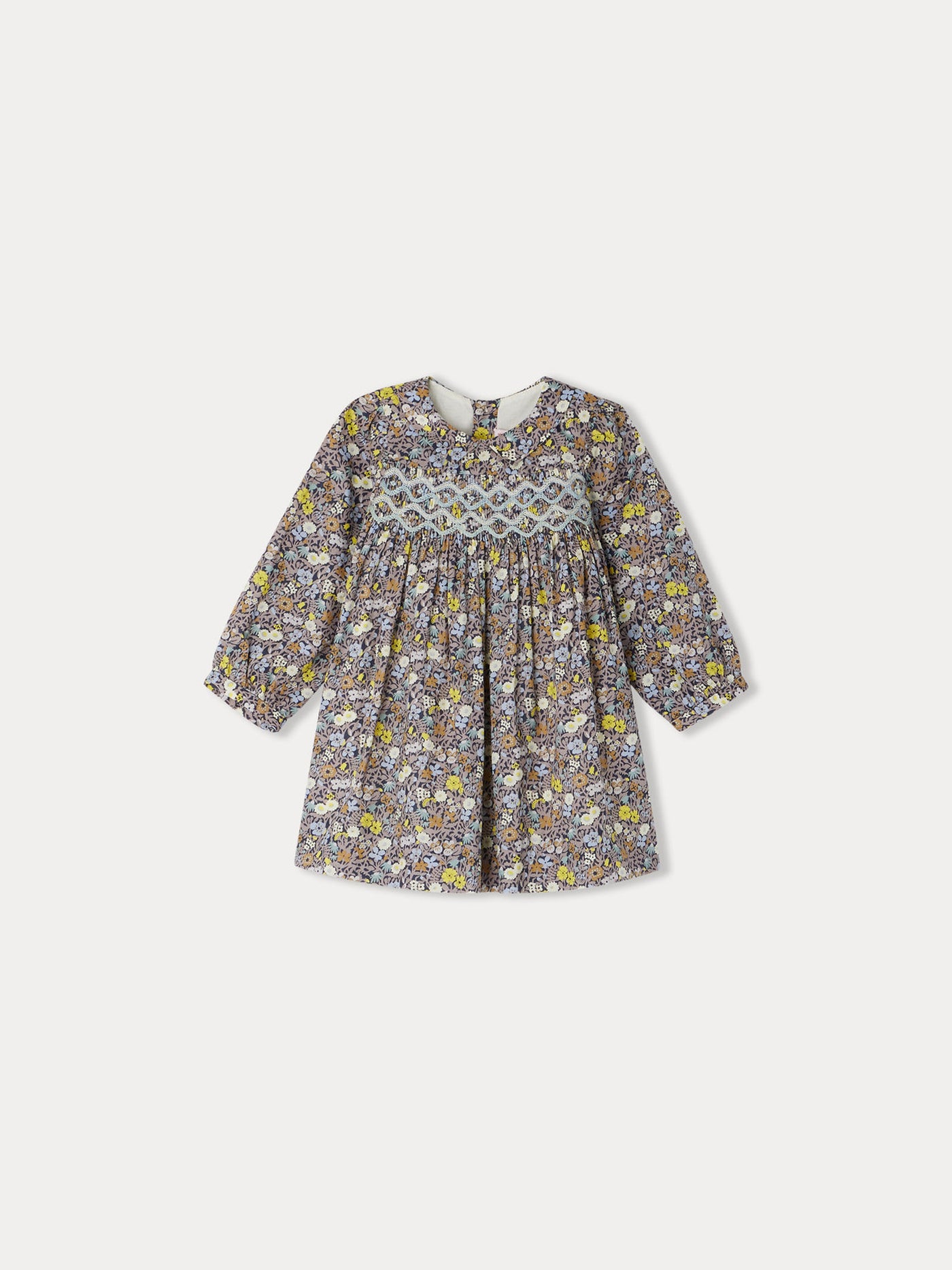 Tamsin baby smocked dress in Liberty fabric