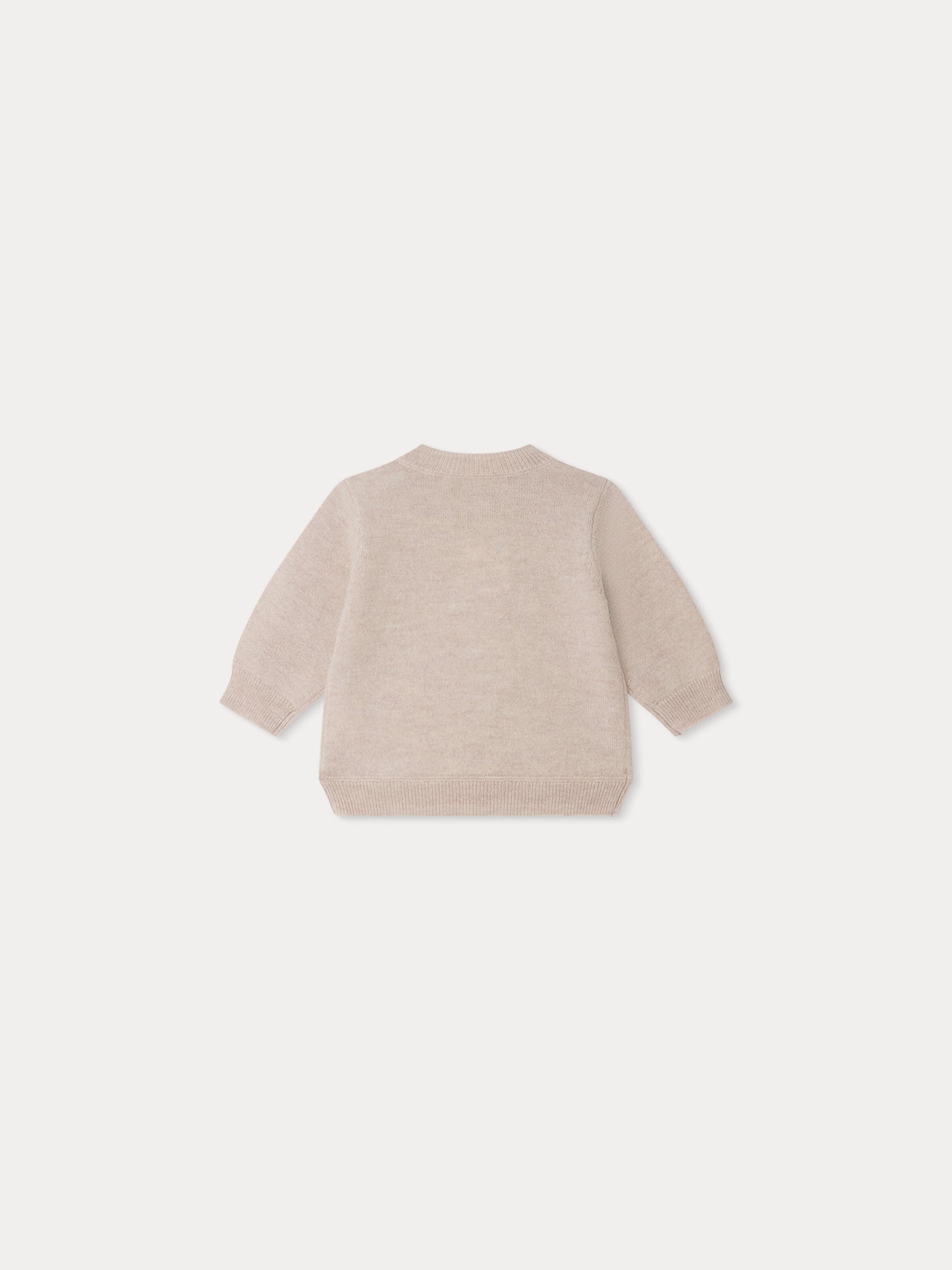 Almire mottled beige wool sweater