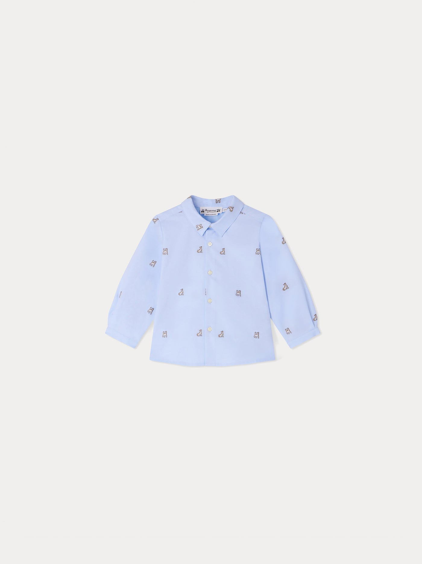 Malo blue patterned shirt