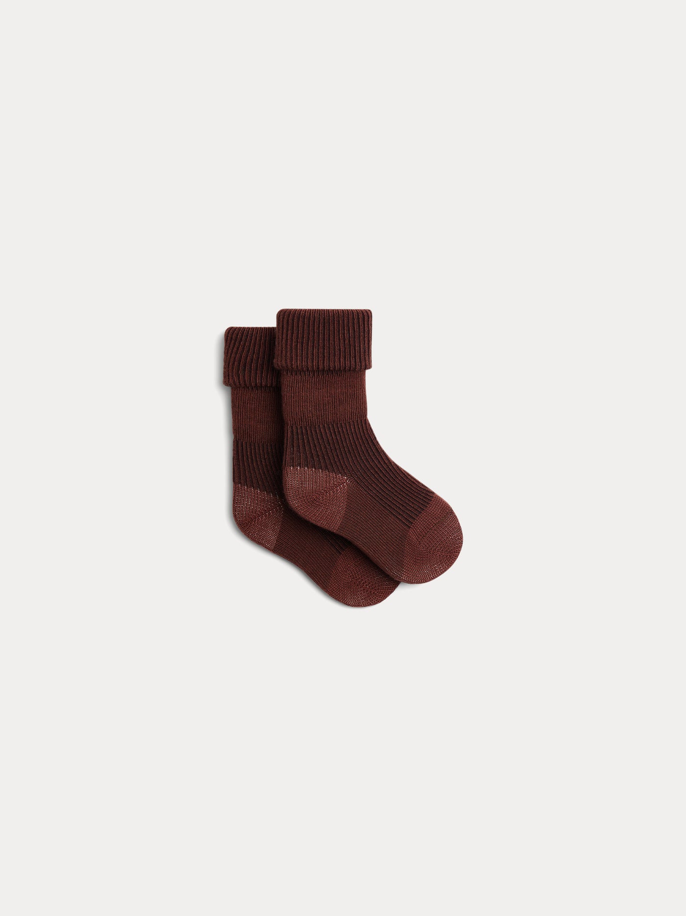 Gadilson brown ribbed socks